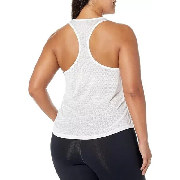 Reebok Womens Plus Size Identity Cross Training Tank Top Scoop Neck White 3X - Picture 2 of 2